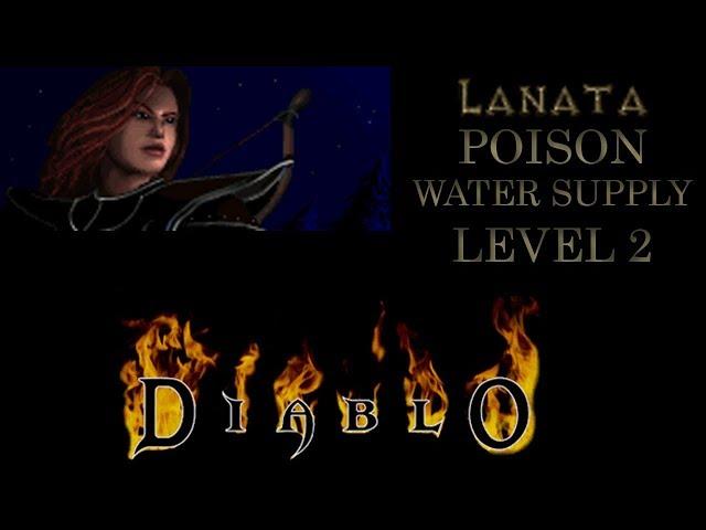 Diablo 1 - Let's play Rogue - Playthrough Level 2 - Poisoned Water Supply & First Death