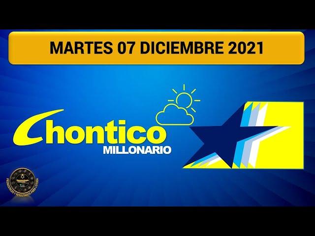 Resultados CHONTICO DÍA del martes 07 de diciembre de 2021 