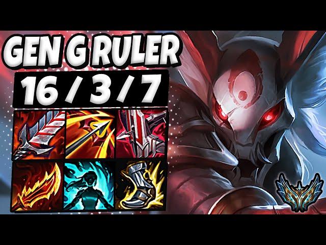 Kalista vs Zeri ADC [ Gen G Ruler ] Korea Challenger Patch 12.16 