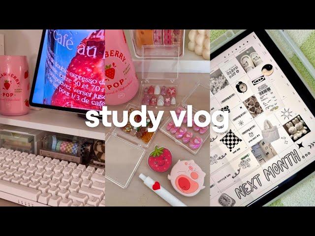 study vlog  productive vlog, new year planning, trying japanese snacks