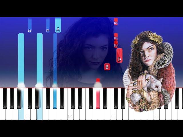 Lorde - The Love Club (Piano Tutorial)