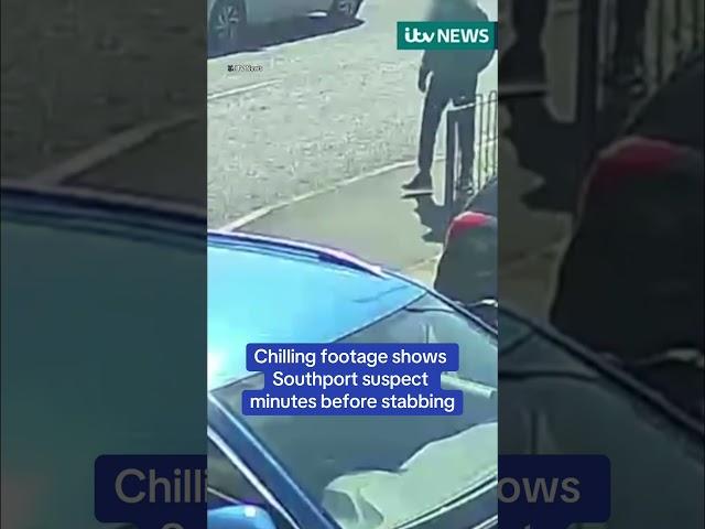 Chilling footage shows Southport suspect MINUTES before stabbing