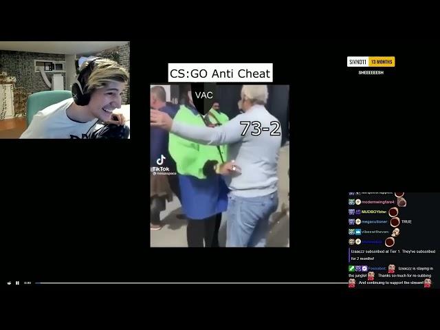 xQC reacts to valve's csgo anti cheat VAC