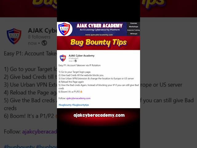 Bug Bounty Tips -4 | ATO via IP rotation | Easy P1||
