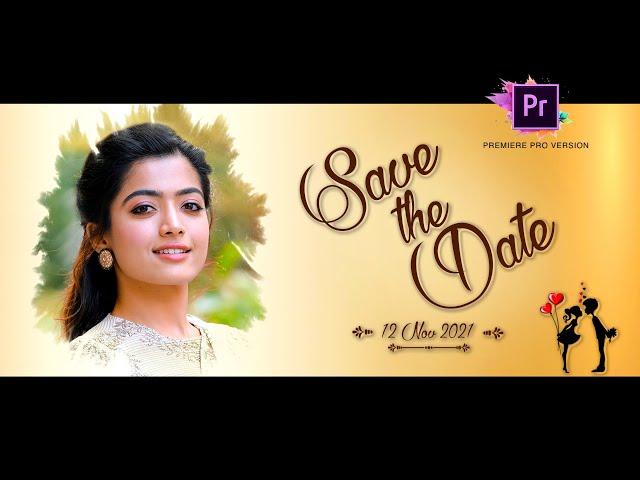 PREMIERE PRO WHATSAPP WEDDING INVITATION || SAVE THE DATE || PROJECT DOWNLOAD