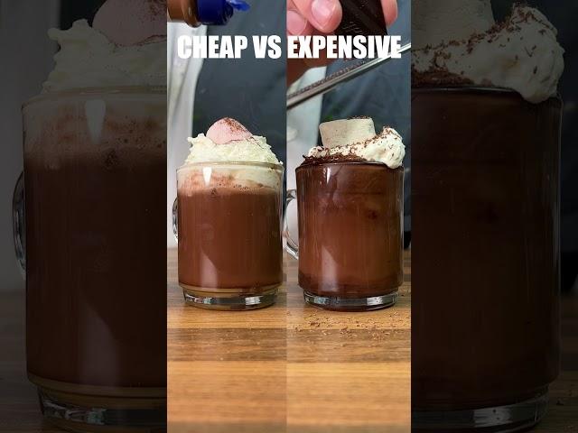 Best hot chocolate : Cheap vs expensive 