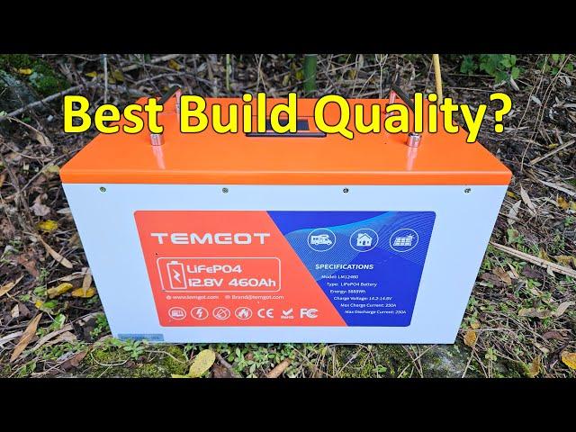 PERFECT Temgot 12V 460Ah LiFePO4 Battery Review and Teardown, EVE Cells