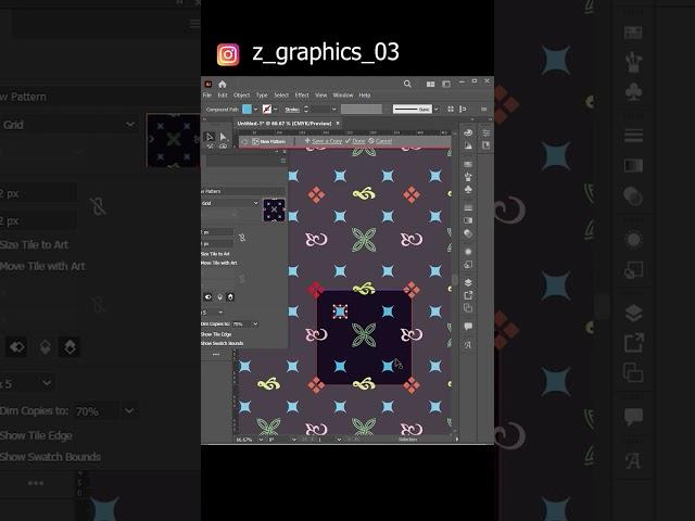 create pattern in illustrator new tricks #design #shorts #illustration #branding #creative #pattern