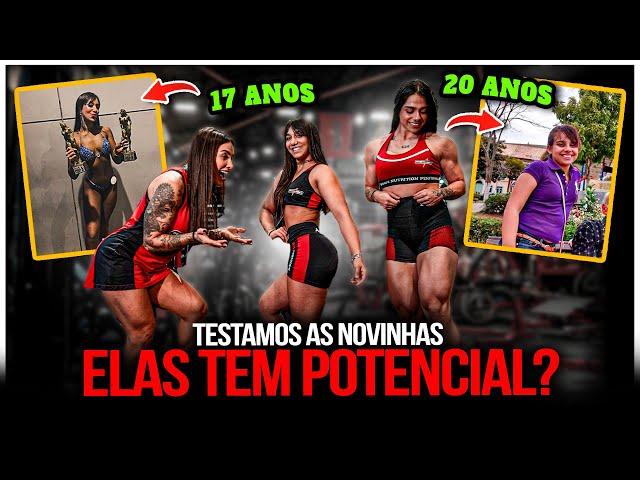 NOVINHAS DA BASE 20 ANOS vs. 17 ANOS MOSTRARAM SEU POTENCIAL!! | *treino de quadríceps*