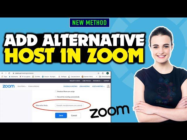 How to add alternative host in zoom 2024 | How to 1 Minute