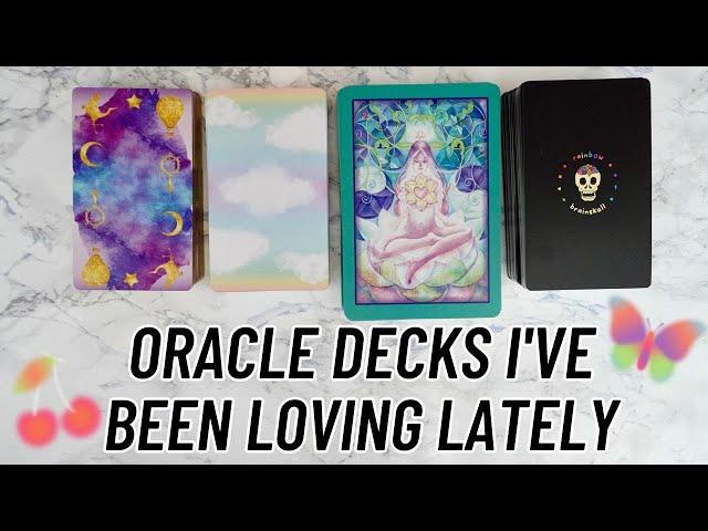 Oracle Decks I've been loving lately 🫶 And some awesome deck pairings