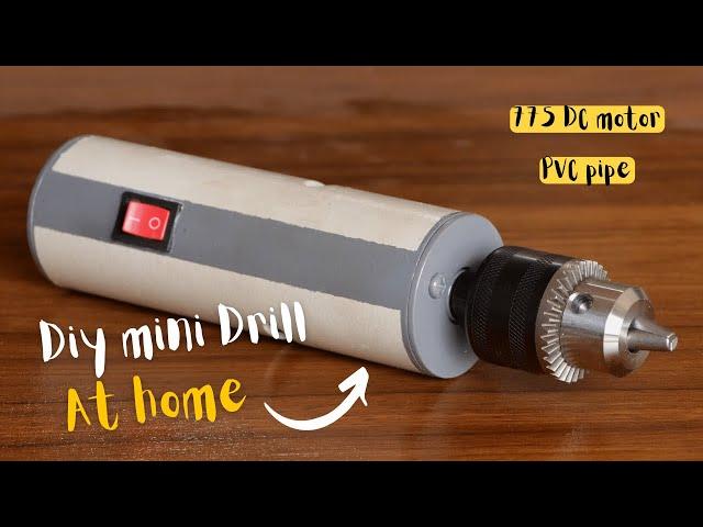 How to Make a Powerful Drill Dremel Tool using 775 Motor and PVC Pipe