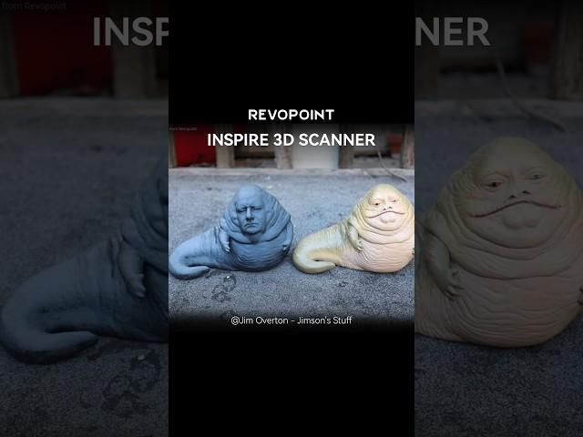 Revopoint INSPIRE 3D Scanner: Face Scans and Transforming into Jabba!