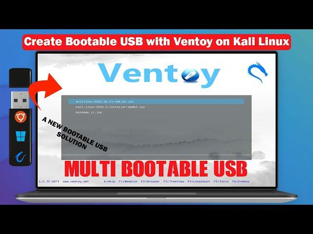 Create Bootable USB on Kali Linux [Multiboot USB Flash Drive]