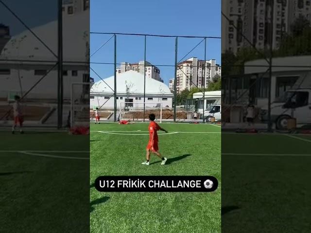 U12 FRİKİK CHALLANGE ️ #shorts #futbol #frikik #şut