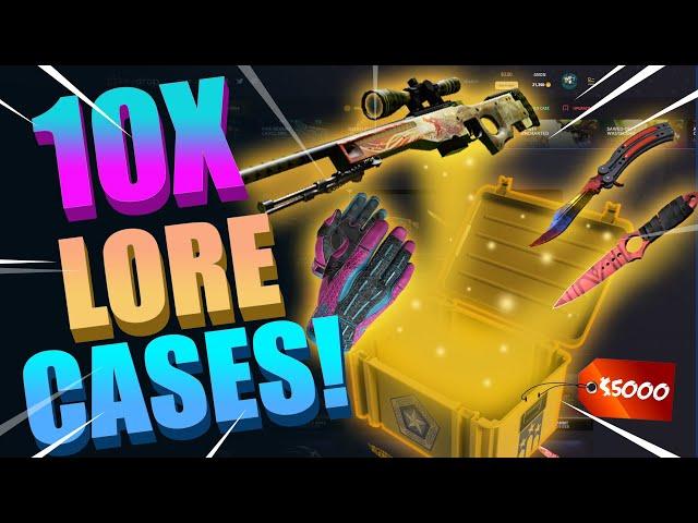 I opened TEN Lore cases ($5000+)! | KeyDrop CSGO Gambling | AnoN