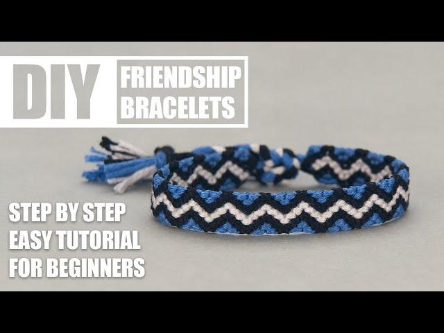 Zigzag Line Arrow Chevron | Friendship Bracelets Step by Step Tutorial | Easy Tutorial for Beginner