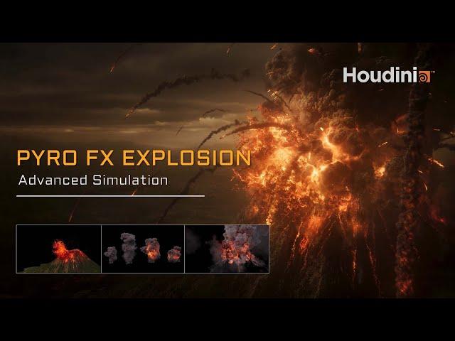 2021 Houdini FX Reel | Cinematic Volcano Eruption | Advanced Pyro Simulation