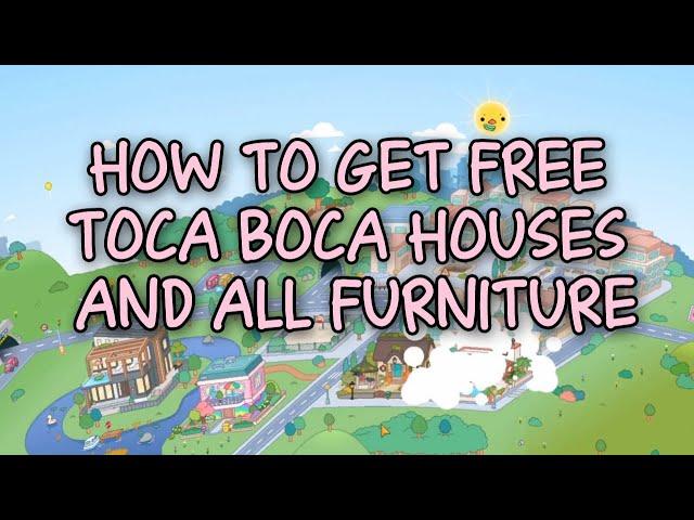 How To Get Free Toca Boca Houses and All Furniture | Toca Life World Mod Apk All Unlocked