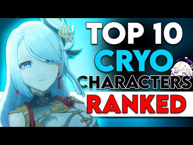 All CRYO Characters RANKED ! - In Genshin Impact