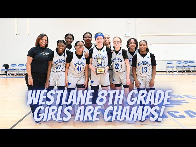 Westlane Wildcats Girls win the 8th grade championship! These girls are tuff!!