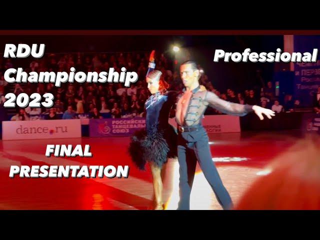 RDU Professional Championship 2023 | Final Presentation | WDC Latin