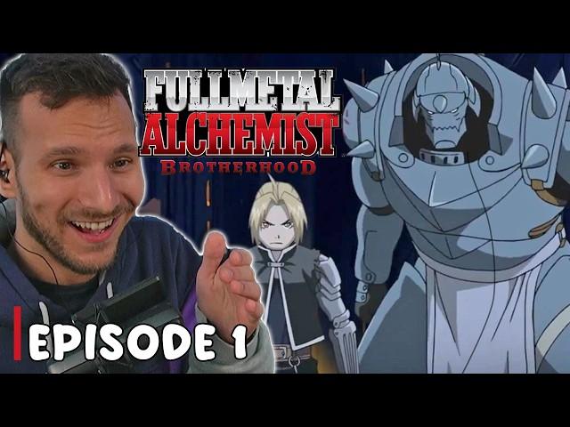 NEW TO ANIME! FMAB Episode 1 Reaction | First Time Watching 