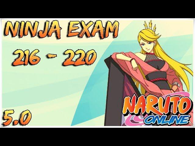 Naruto Online 5.0: Ninja Exam 216 - 220 | Wind Main (Breeze Dancer)