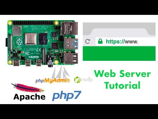 Raspberry PI 4 Online Web Server (Apache2, Mysql, PHP, SSL, NoIP)