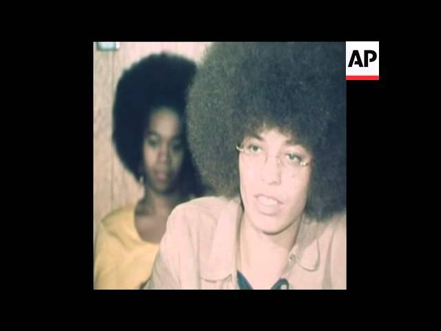 SYND 7 11 72 ANGELA DAVIS INTERVIEW SPEAKS ON US PRESIDENTIAL ELECTIONS