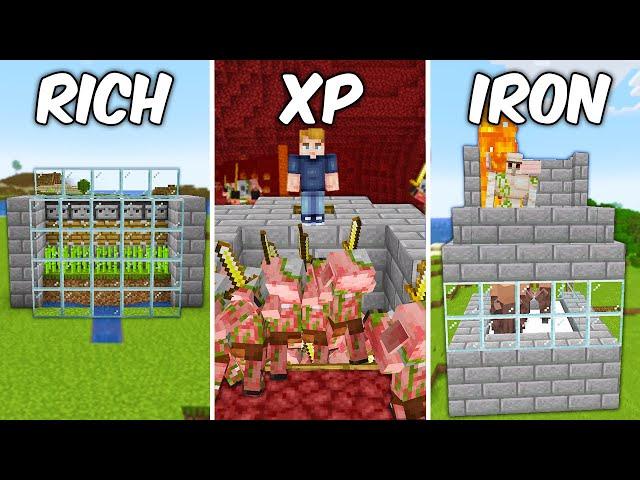 Minecraft: 4 MUST Have Beginner Farms for your Survival World!