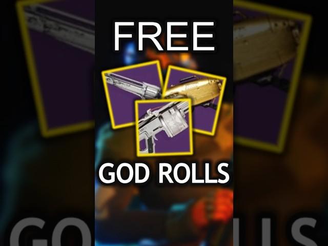 Don't Miss Out on Your FREE GOD ROLLS #destiny2 #revenant #thefinalshape