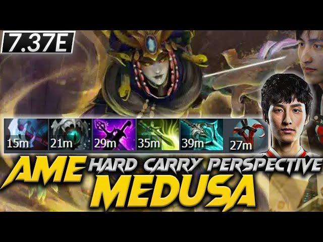 7.37E - Crazy Play Ame Medusa The Hard Carry - Dota 2 Pro Full Gameplay #ame #medusa