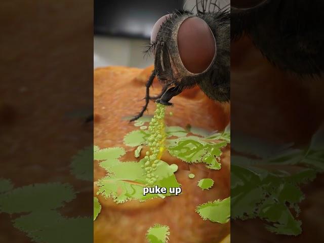 How Flies Actually Eat Your Food 