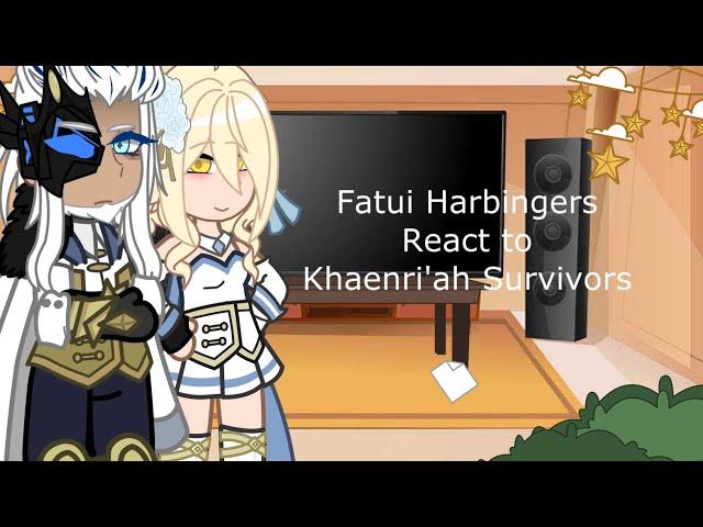 //Fatui Harbingers (+twins) react to Khaenri’ah survivors// 1/1 //