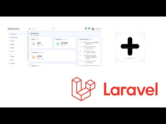 Integrating the Nice Admin Bootstrap Template with Laravel: A Complete Tutorial