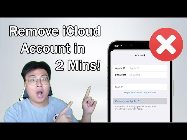 How to Delete iCloud Account without Password on iPhone/iPad in 2 Minutes