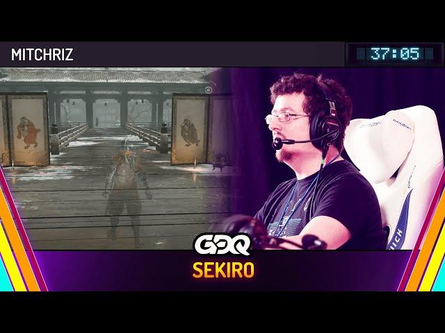 Sekiro: Shadows Die Twice Hitless by Mitchriz in 37:05 - Summer Games Done Quick 2024