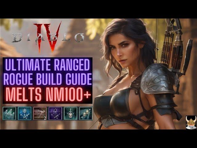 Diablo 4 Ultimate Unstoppable Ranged Rogue Build ~ONE SHOT BOSSES AND SPEED CLEAR NM100~