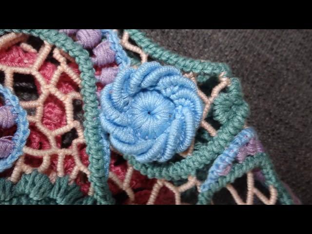 Мастер-класс. Цветок крючком, ирландское кружево