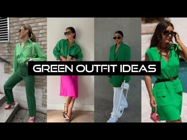 Glamour - How to Style Green Trousers