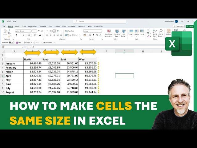 How to Make all Cells the Same Size in Excel