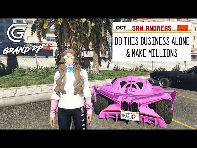 Do this Business Alone and make Millions | Grand RP Hindi | GTA 5 Roleplay