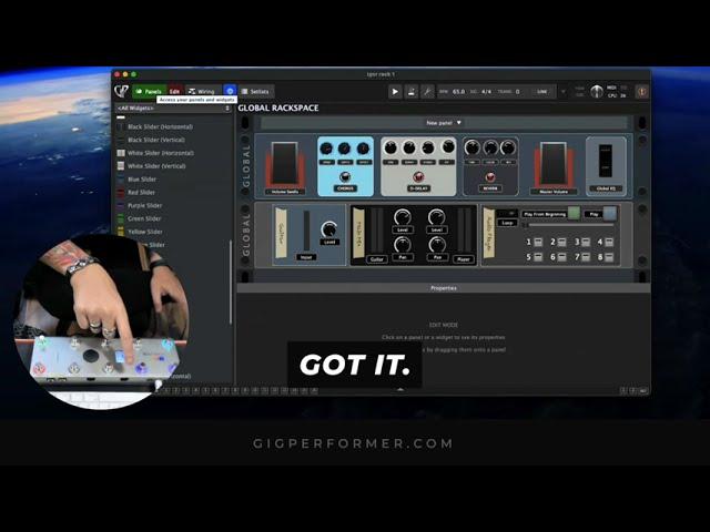 Brief Demonstration of patch change using a MIDI pedal controller by Igor Paspalj