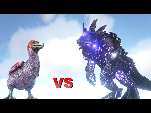 OP Dodo Level 1,000,000 vs Alpha King Titan || ARK: Survival Evolved || Cantex