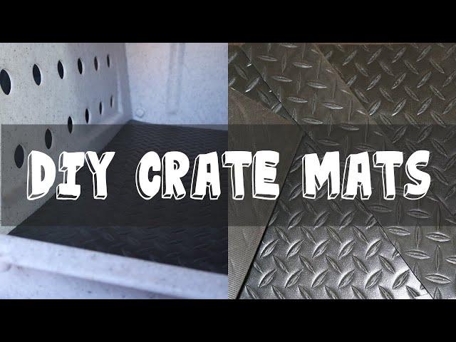 DIY Dog Crate Pad Mat - Ruff Land Kennel