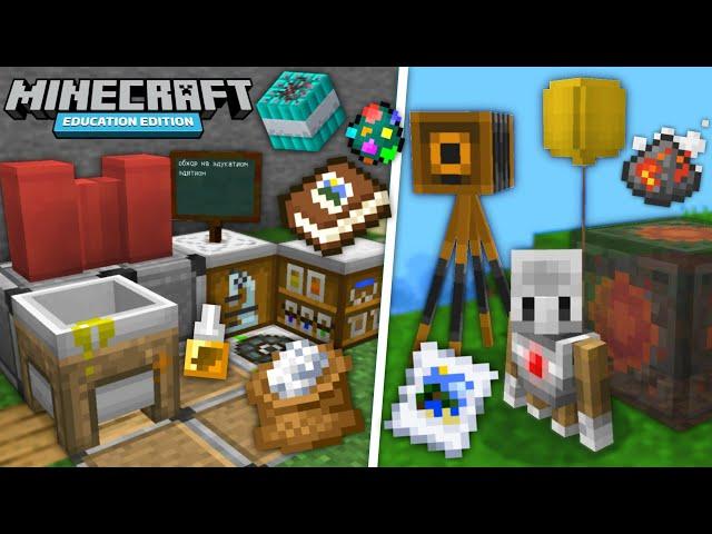 Полный Обзор Minecraft Education Edition | Программирование, Химия, Эксклюзивные и Секретные Вещи