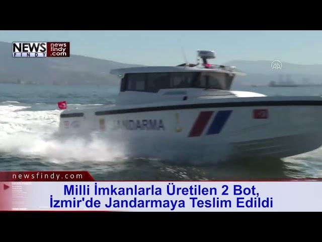 Milli İmkanlarla Üretilen 2 Bot, İzmir'de Jandarmaya Teslim Edildi