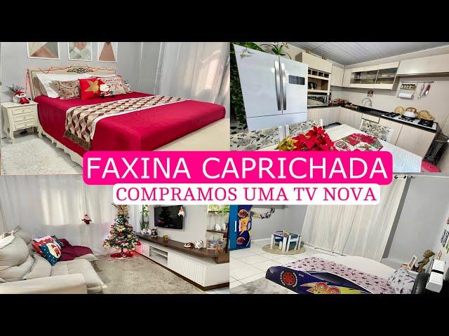 FAXINA PESADA NA CASA | TUDO LIMPINHO|COMPRAMOS UMA TV NOVA 