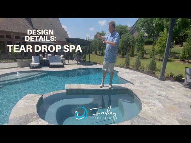 Tear Drop Spa Design Details by Mike Farley